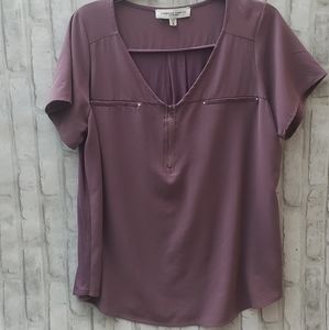 Tempted Hearts  V-neck Blouse, Size 1X